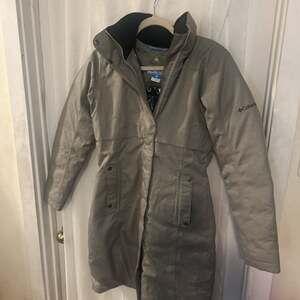 Columbia Women's Apres Arson II Winter Long Down Parka Jacket Omni-Heat Grey